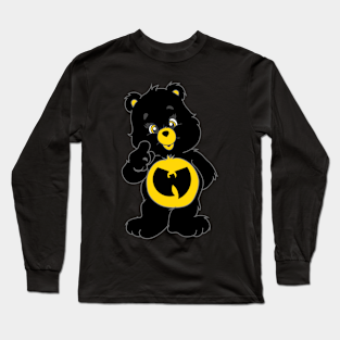 Hip Hop Long Sleeve T-Shirt - Cute Tang - Ol' Dirty Bear by TopNotchy